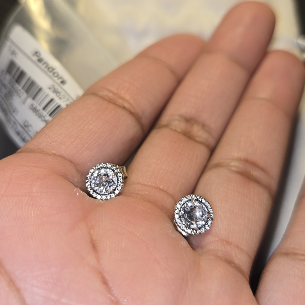 Pandora Silver Stud Earrings